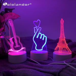 Creative 3D LED Night Lamp