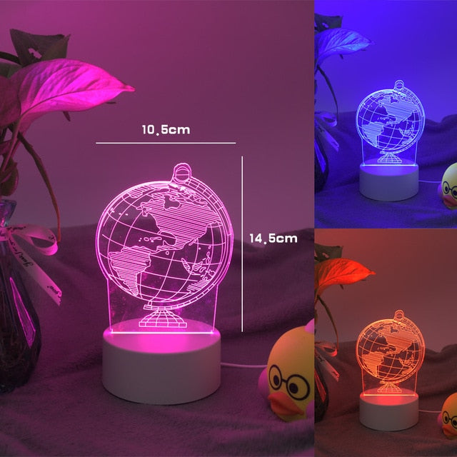 Creative 3D LED Night Lamp