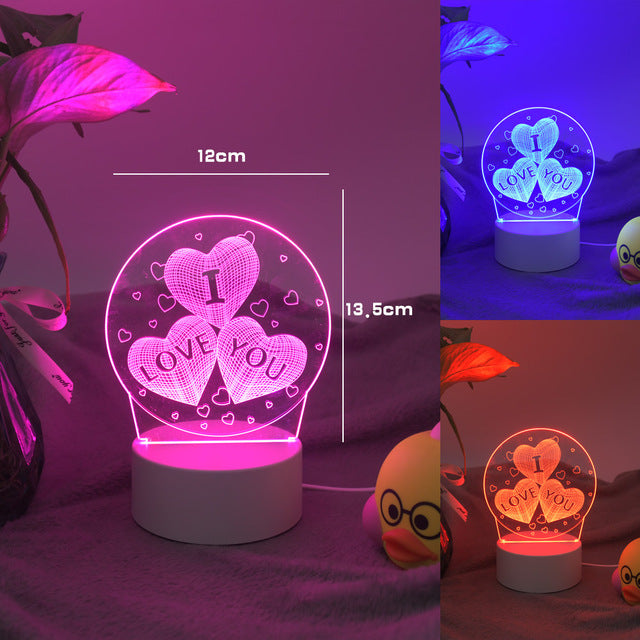 Creative 3D LED Night Lamp