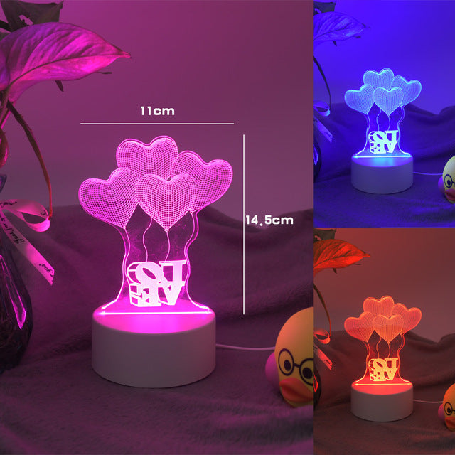 Creative 3D LED Night Lamp